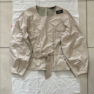 Express Women's Light Tan Trench Coat